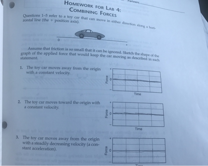 Homework for lab 4 combining forces