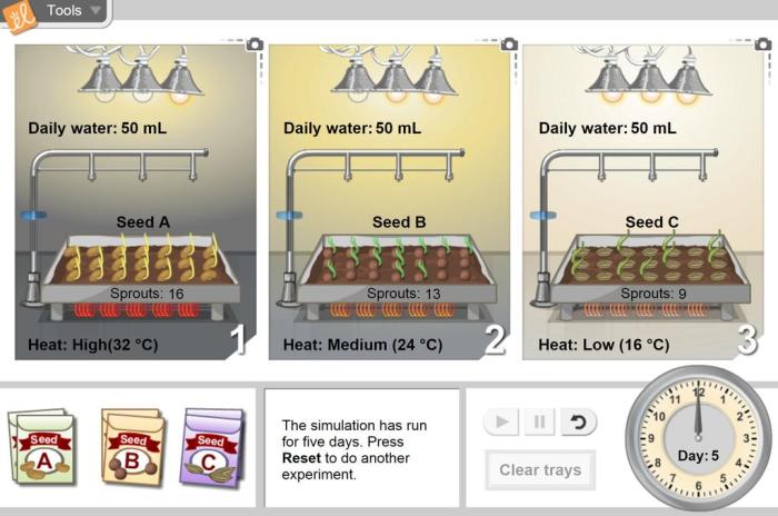 Seed germination gizmo answer key