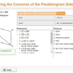 Proving a quadrilateral is a parallelogram assignment