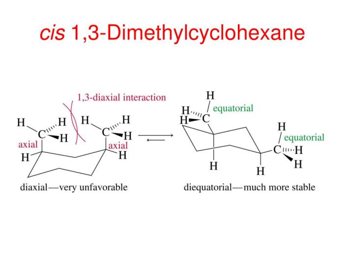 Cis 1 3 dimethylcyclohexane newman projection